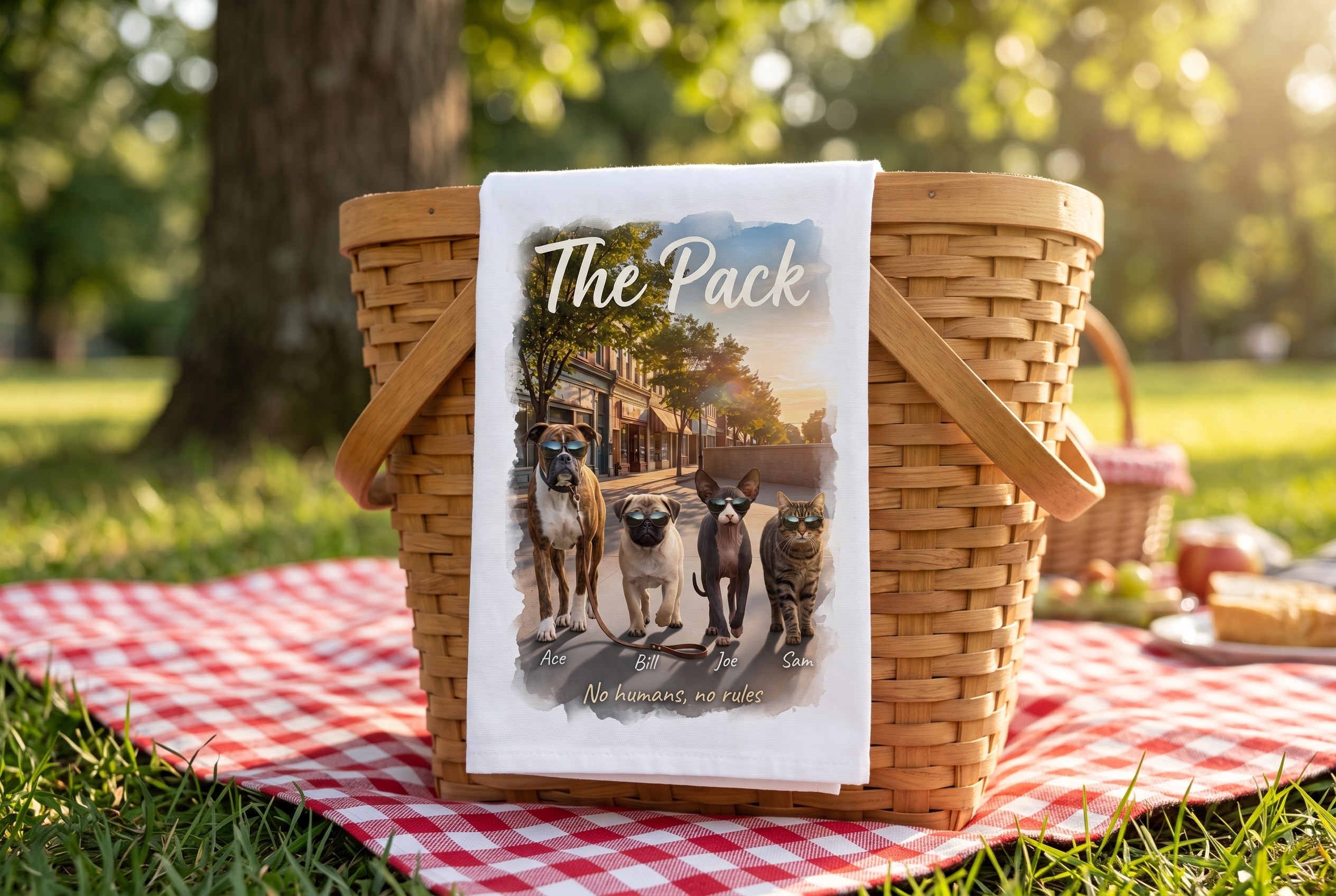 A towel a customer made — The Pack